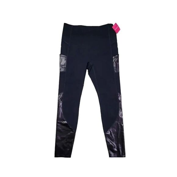 Spanx 20193R Women Sz XS Very Black Every Wear Gloss Pockets Leggings - Picture 1 of 7